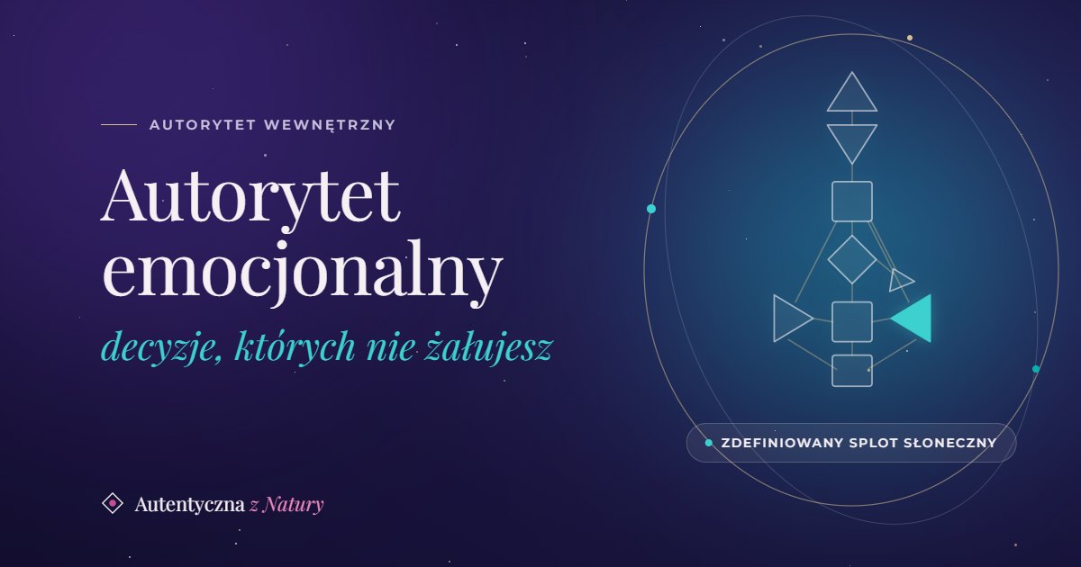 Okładka wpisu: autorytet emocjonalny w Human Design, wykres z zaznaczonym splotem słonecznym